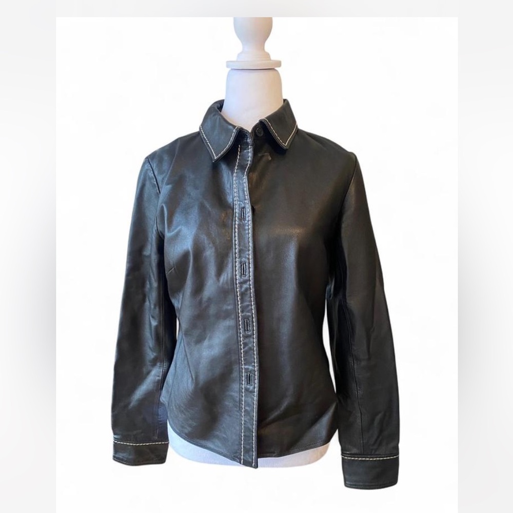 Women's Black Leather Jacket